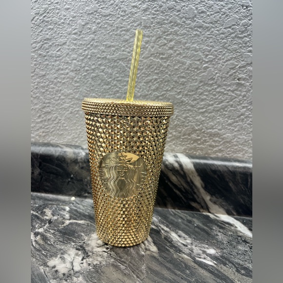 Starbucks Other - ✨New Starbucks Grande 2022 Holiday Gold Studded Cup